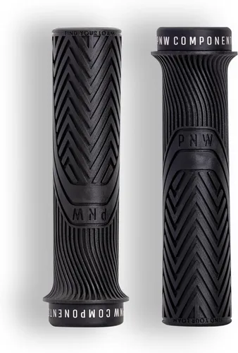Vista 4 de PNW Components Puños Loam MTB Bike – Puños para manillar de bicicleta de montaña Blackout
