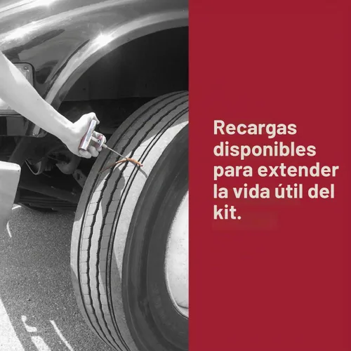 Vista 9 de Kit de reparación de neumáticos para camiones Deluxe Safety Seal, reparaciones de 30-8" (20CM)