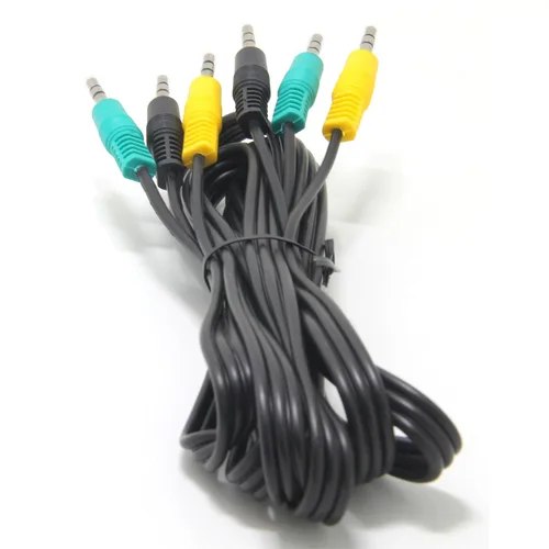 Vista 4 de Ancable Cable de audio de repuesto para canales 5.1, altavoces de computadora Logitech de 0.138 in 1/8 TRS macho a macho de 6 pies compatible
