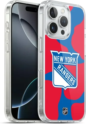Vista 312 de Head Case Designs Funda de gel suave con licencia oficial de la NHL Camouflage New York Rangers compatible con Apple iPhone 7 Plus/iPhone 8 Plus