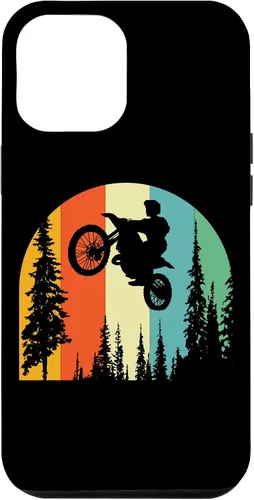 Vista 6 de iPhone 15 Retro Dirt Bike Supermoto Biker - Vintage Mx Motocross Case