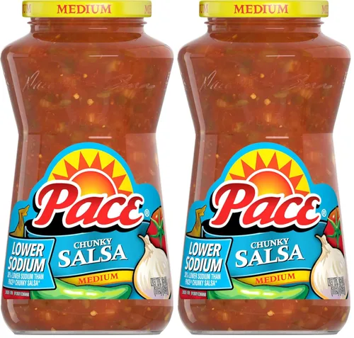 Vista 18 de Pace Salsa mediana gruesa con bajo contenido de sodio, tarro de 16 onzas