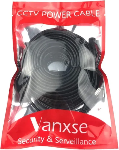 Vista 9 de cctv cable de extensión para circuito cerrado de televisión, 10 m (30 pies), 2.1 x 5.5 mm, 12 V CC, cámara IP Dvr independiente