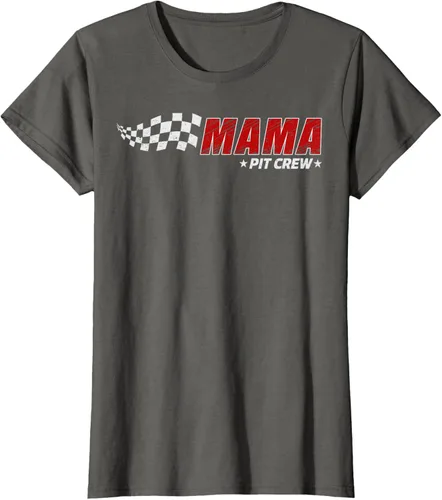 Vista 9 de Mama Pit Crew Race Car Birthday Family Matching Pit Crew Camiseta