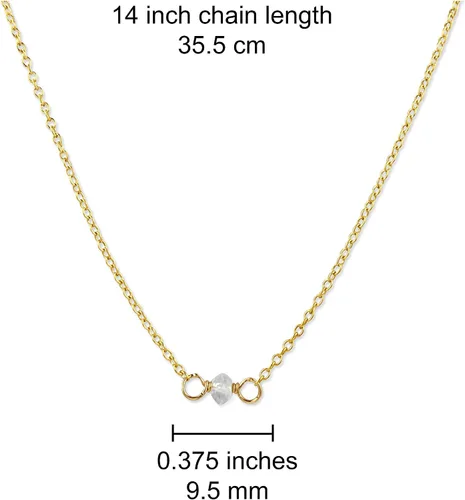 Vista 165 de Gargantilla de piedra natal – Regalo de cumpleaños, regalo para niña, mujer, amiga, hija, esposa, mamá, ella, joyas de piedras preciosas para uso