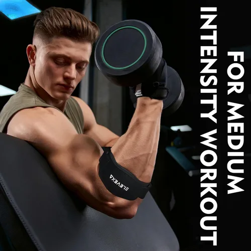 Vista 6 de ELEVEXA - 1 codera de tenis para hombres y mujeres, codera de golfistas para compresión y soporte de codo, transpirable y fácil de lavar
