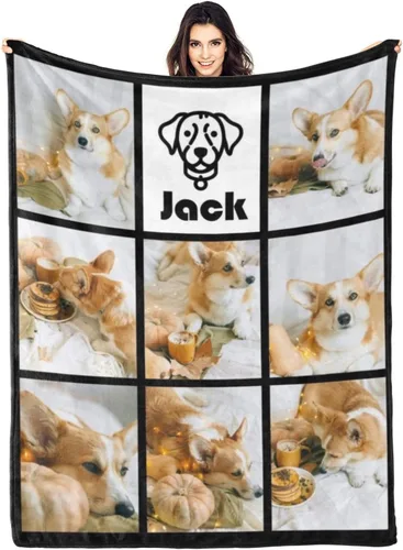 Vista 19 de Regalo para mamá y esposa, manta personalizada con 6 fotos, manta personalizada con imagen para familia, amigo, padre, madre, Navidad, cumpleaños