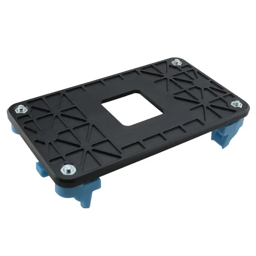 Vista 4 de 2 bases de soporte para ventilador de CPU, soporte de radiador para AM2+/AM3+/FM1/FM2, marco inferior de CPU, base sin límites de refrigeración