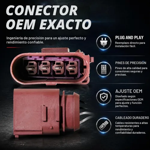 Vista 6 de Sensor de oxígeno aguas abajo para Volkswagen 2004 Jetta 2l
