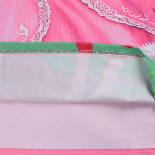 Vista 6 de Géneric CHXWTEAM - Disfraz de princesa melocotón para niñas, vestido de princesa melocotón con accesorios corona y aretes
