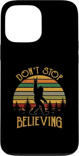 Vista 24 de Don't Stop Believing Bigfoot Rock And Roll Sasquatch Case for iPhone 16