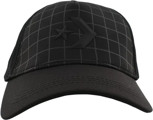 Vista 3 de Converse Gorra Unisex Tamaño OS, Color Negro, negro, rojo (Black Checkered)