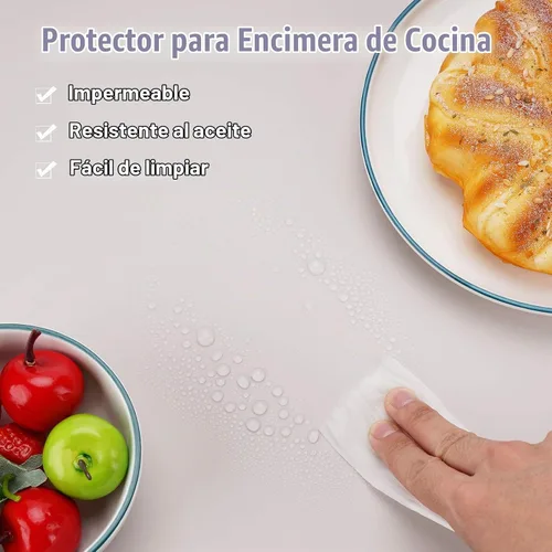 Vista 4 de Gartful Alfombrillas de silicona para encimera de cocina, protector de encimera de silicona grande de 25 x 17 pulgadas, antideslizante, resistente
