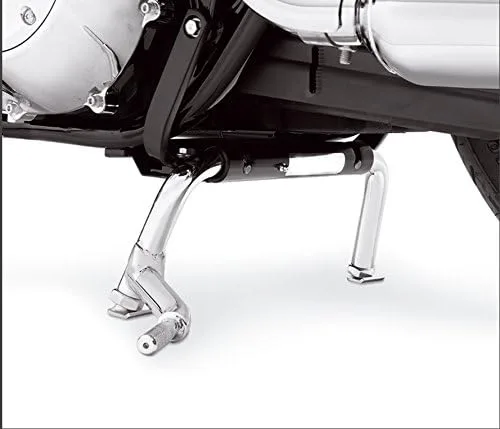 Vista 2 de SMT-Heavy Duty - Soporte central ajustable de acero compatible con Harley Electra Glide Road King Road Glide FLT FLH Touring modelos 1998-2008