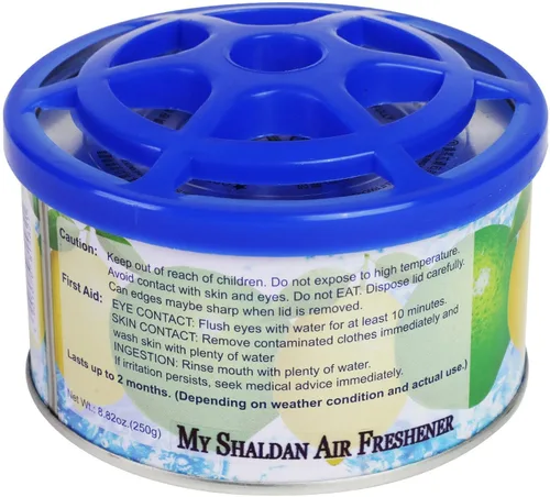 Vista 4 de Big My Shaldan - Ambientador de gel con aroma a squash, 24 latas (1 caja maestra) al por mayor, ambientador resistente y fuerte para coches grandes