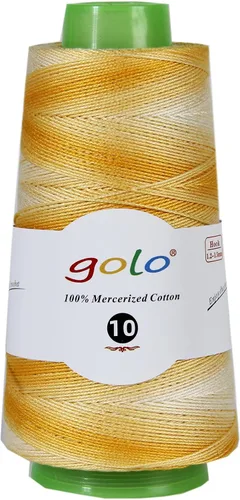 Vista 156 de Golo - 3 bolas de hilo de ganchillo tamaño 10, hilo de crochet para tejer a mano 102