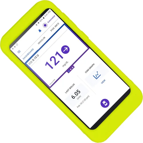 Vista 10 de Funda de silicona premium (más ajuste/más cobertura/más protección) para receptor Omnipod 5 (monitoreo continuo de glucosa) (negro)