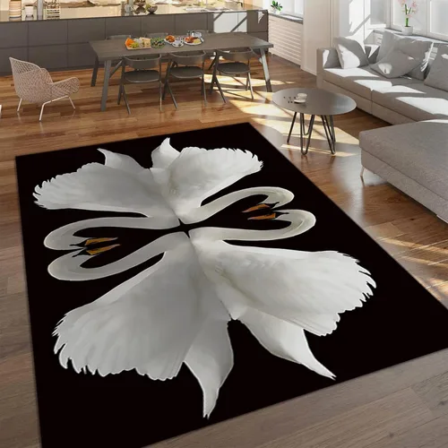Vista 22 de Alfombras modernas de mediados de siglo cincuenta, colores retro atómicos sin costuras, alfombra de pasillo para exteriores, antideslizante, área