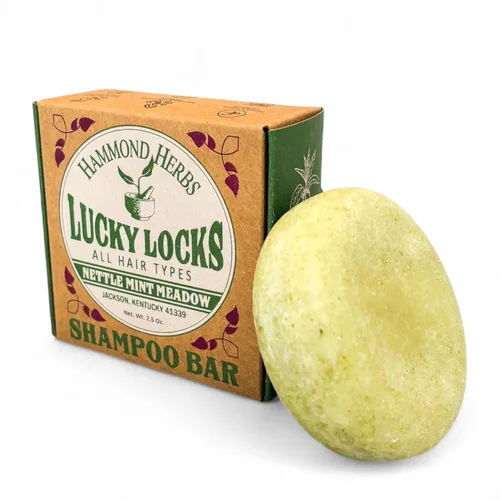 Vista 12 de Lucky Locks Citrus Sunshine Barra de champú natural Cuidado del cabello sin residuos Sin sulfatos
