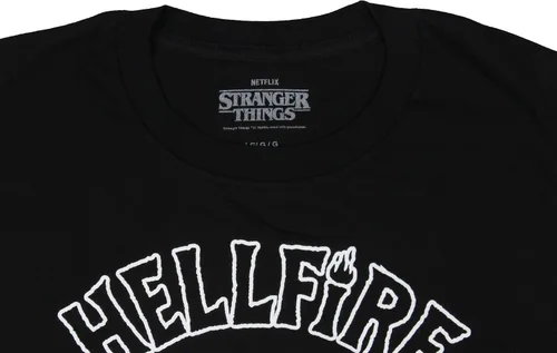 Vista 3 de Strangers Things Hawkins High Hellfire Club Horned Devil - Camiseta para hombre