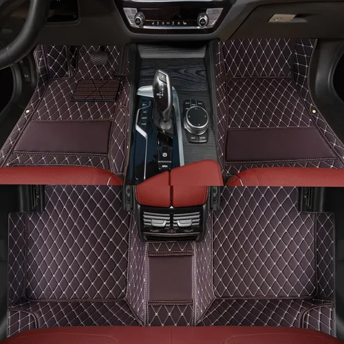 Vista 46 de Alfombrillas personalizadas para automóvil adecuadas para el 99% de automóviles, camiones, SUV, alfombrillas para todo tipo de clima, alfombrillas