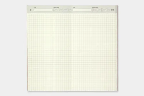 Vista 8 de Midori Cuaderno del viajero (Recarga 003) en blanco