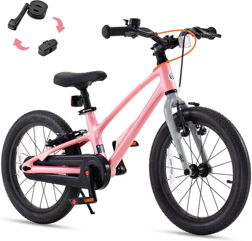 Vista 11 de RoyalBaby EZ-Shark Ultra-Light 16 Inch Kids Bike Azul (Deep Azure)