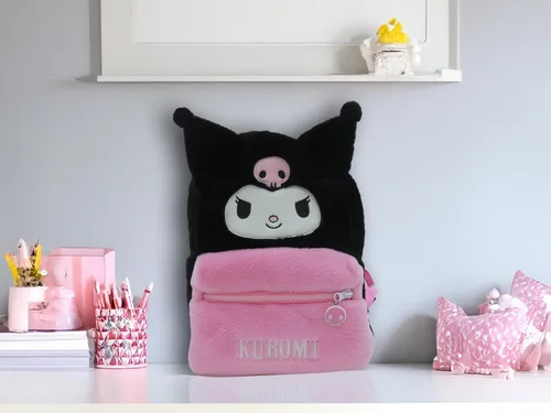 Vista 5 de Hello Kitty Kuromi - Mochila de peluche (11.8 in), talla única