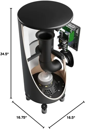 Vista 6 de SVS PC-2000 Pro - Subwoofer cilíndrico con puerto de 12" - Piano Gloss