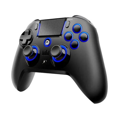 Vista 9 de QRD Spark N5 Wireless Controller for PS4 Pro Slim PS3 PS2 Steam Deck PC Windows Mac TV Box, Halleffect Gamepad Joystick with 3.5mm Audio Controlador