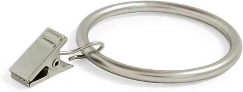 Vista 15 de Ivilon Anillos de Clip para Cortinas de Tela - Anillos de Clip para Paneles de Cortina de 4.3 cm, Juego de 14 - Latón Antiguo Latón envejecido