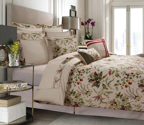 Vista 5 de Tribeca Living Juego de cama de 12 piezas en una bolsa, 100% algodón, incluye edredón de gran tamaño, dos fundas, cojines decorativos, sábanas