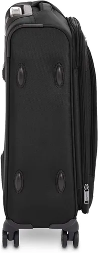 Vista 3 de Tienda Basics Premium - Maleta extensible con cierre TSA y ruedas, Negro), YMX06-2