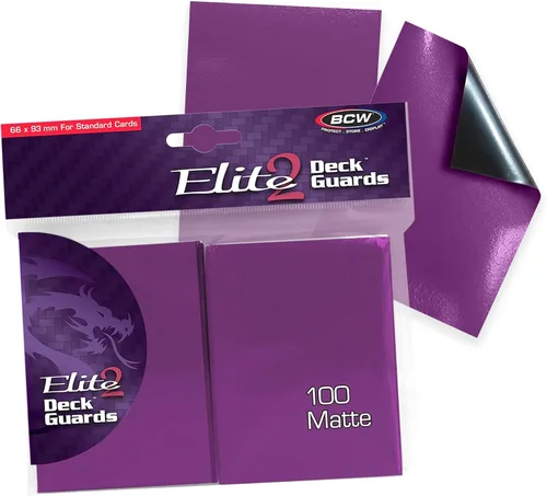 Vista 7 de BCW Elite2 - Fundas mate para tarjetas, otoño, parte delantera antirreflejos, parte trasera texturizada, se adapta a tarjetas estándar de 2.5 x 3.5