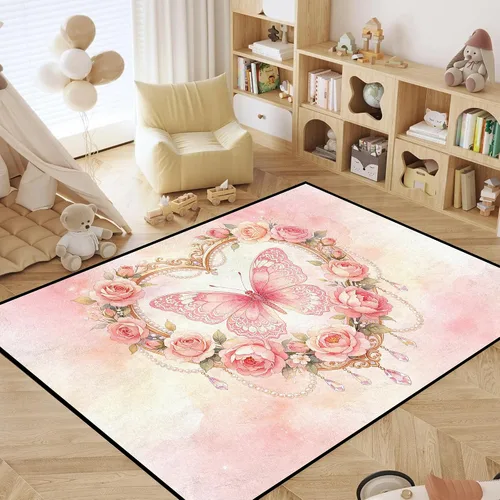 Vista 29 de Alfombras 3D de 3 x 5 pies, color rosa 3D, para dormitorio, lavandería, sala de estudio, alfombra realista de gotas de agua gris plateado 3d rosa 09
