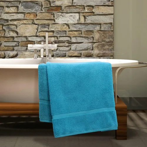Vista 6 de Colección Luxury Hotel & Spa Altamente Absorbente, Secado Rápido 100% Algodón Turco 700 GSM, Toalla Eco Amigable, para Baño Borde Dobby Toalla