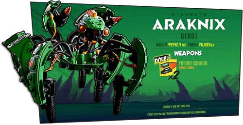 Vista 7 de blip Toys 61125 GIGABOTS Bestia-ARAKNIX