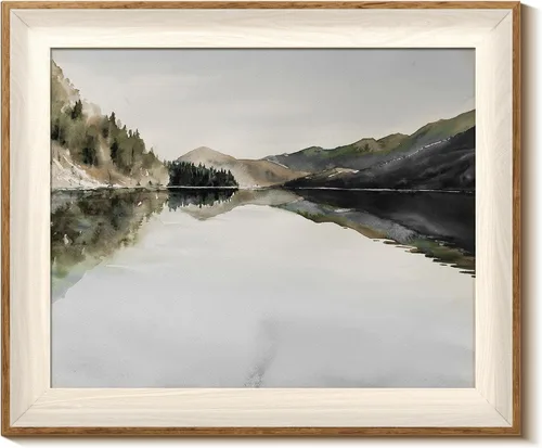 Vista 15 de InSimSea Arte de Pared en Lienzo Enmarcado Decoración de Habitación, Imágenes de Paisaje Costero Clásico para Baño Decoraciones de Pared, Arte