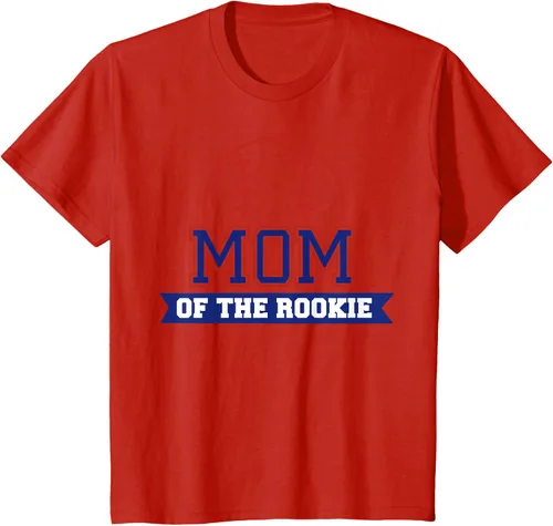 Vista 3 de Mom of Rookie - Camiseta de béisbol para primer cumpleaños, Blanco