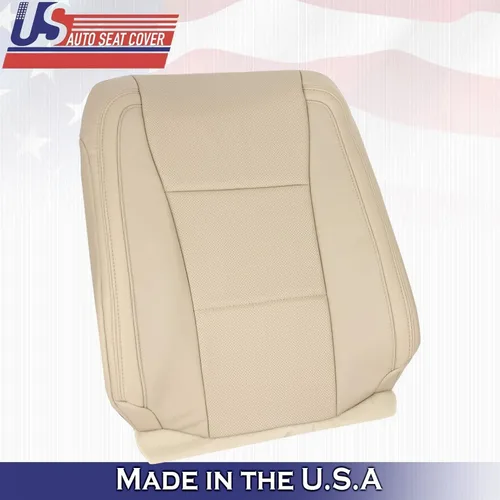 Vista 3 de U.S.AutoSeatCover 2016 para Ford F150 Lariat Driver & Passenger Top Perf Fundas de asiento de cuero marrón