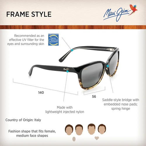 Vista 6 de Maui Jim Gafas de sol polarizadas de estrella de mar para mujer
