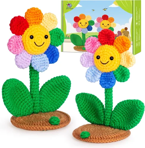 Vista 11 de Kit de ganchillo Crochetta para principiantes, kit de inicio de ganchillo con videotutoriales paso a paso, kit de ganchillo para principiantes