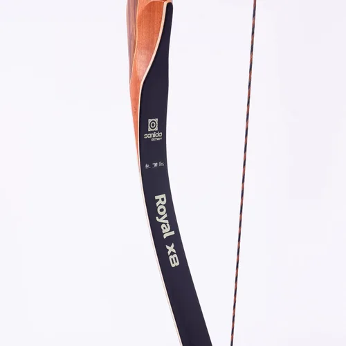 Vista 7 de Sanlida Archery Arco de una sola pieza Royal X8 de 60 pulgadas, arco largo tradicional de madera para caza hecho a mano, kit de arco y flechas