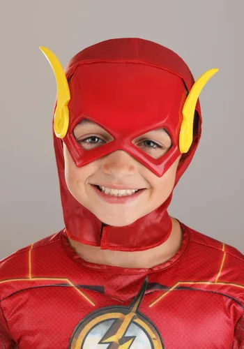 Vista 2 de Disfraz Deluxe Flash de DC Comics para Niños Multicolor