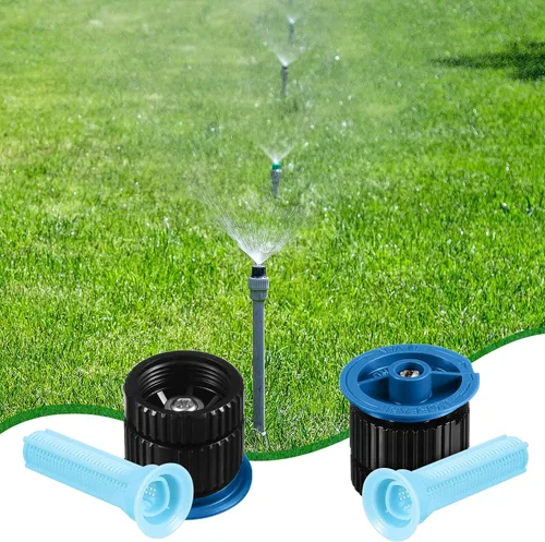 Vista 5 de Geiserailie 4 piezas de 10 boquillas de arco variable de repuesto para cabezal de aspersor ajustable giratorio de 360 grados para riego emergente