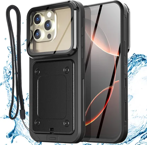 Vista 10 de AICase Funda impermeable para teléfono, función universal de autocomprobación, bolsa seca para playa, flotante, ducha, esnórquel, para iPhone