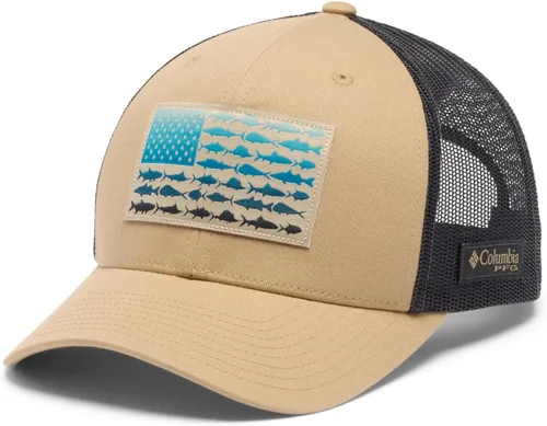 Vista 66 de Columbia Gorra de Béisbol de Malla con Logotipo PFG Unisex para Adultos