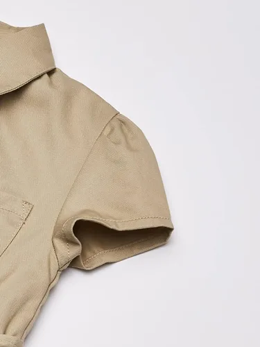 Vista 3 de French Toast camisa-vestido de safari para niña