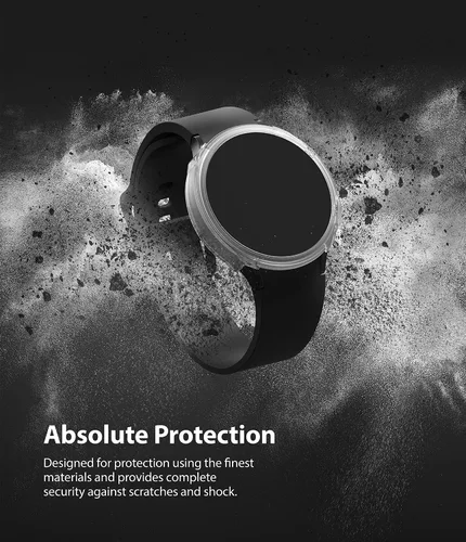 Vista 7 de Ringke Air Sports - Funda compatible con Samsung Galaxy Watch 4 de 1.575 pulgadas, transparente mate