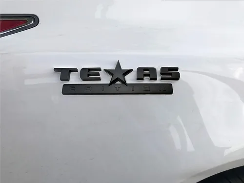 Vista 5 de 1 pieza emblema edición Texas plateado y negro/plateado y rojo/todo negro/negro y rojo/bandera americana a color y plateado/bandera americana negra